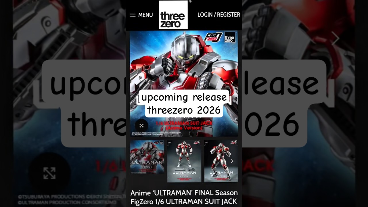 upcoming threezero release #transformers #actionfigure #threezero #ultraman #spiderman