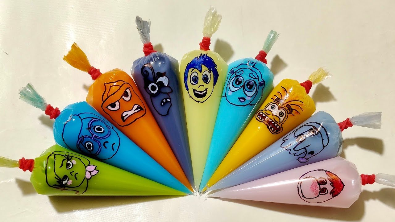 Inside Out Slime ! Making Slime with Piping Bags ! Satisfying Slime Videos★ASMR★