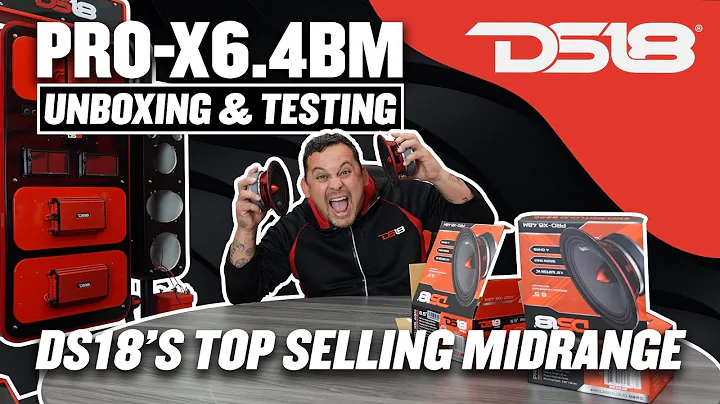 Ds18 PRO X6.4BM (unboxing/testing) Car Audio Speakers Best Seller