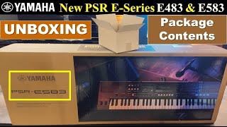 New Yamaha Psr-E583 Keyboard Unboxing & Package Contents