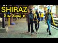 Shiraz Iran 4k Night Walking In Gaz Square شیراز فلکه گاز 
