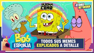 Los MEJORES memes de BOB ESPONJA, Patricio y Calamardo (guapo) - ft. LA  ZONA CERO | Átomo Network - YouTube