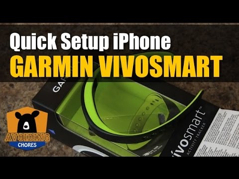 Garmin Vivosmart - Quick Setup Using iPhone