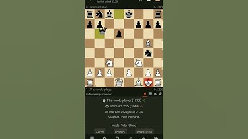 Englund Gambit‼️ #chess #chessgame #checkmate #indochess #chessmaster#chesscom #chesspuzzlebishop