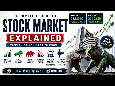 Thumbnail for Stock Market Basics for Beginners: NSE, BSE & Share Prices Explained