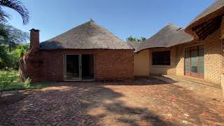 A Beautiful Freestanding Thatched Roof Family House