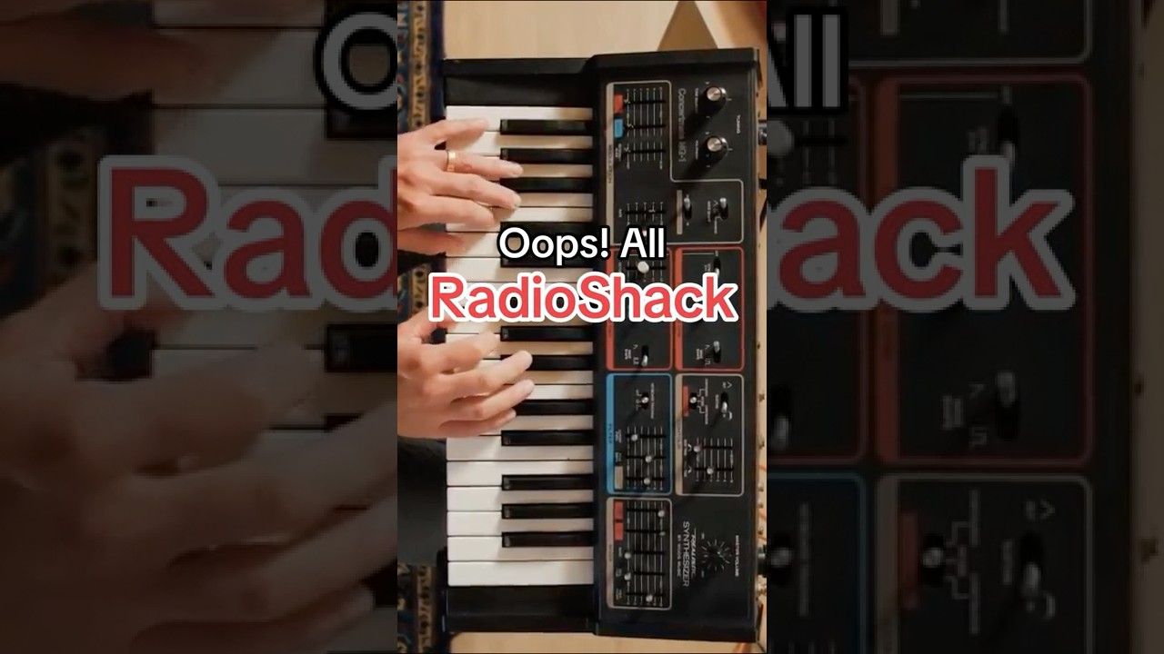 Звучит ужасно, эта аппаратура от RadioShack? 🤔 