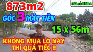 Góc 3 Mặt Tiền Dt 873M2 - Vị Trí Quá Đẹp Và Rẻ - Bỏ Qua Thì Quá Tiếc - Bến Cát Bình Dương