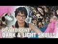 How to paint Dark &amp; Light Skulls! Part [3/5] of Daemon Prince painting #art #artist #paintinatorrex