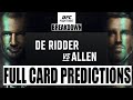 UFC Fight Night de Ridder vs Allen Full Card Predictions & Breakdown