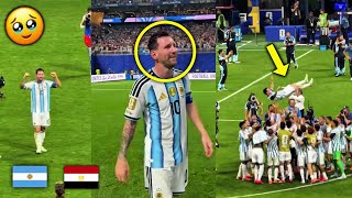 EMOTIONAL! Lionel Messi CRYING After Argentina's Epic Win vs Egypt 😢🇦🇷