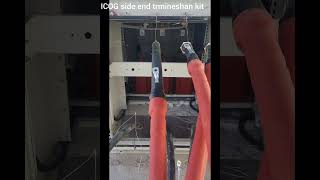 Electrical Site Work ⚡ ICR Top + End Termination Kit Installation 🔧 Full Video#SolarPlant #ICR #ICOG