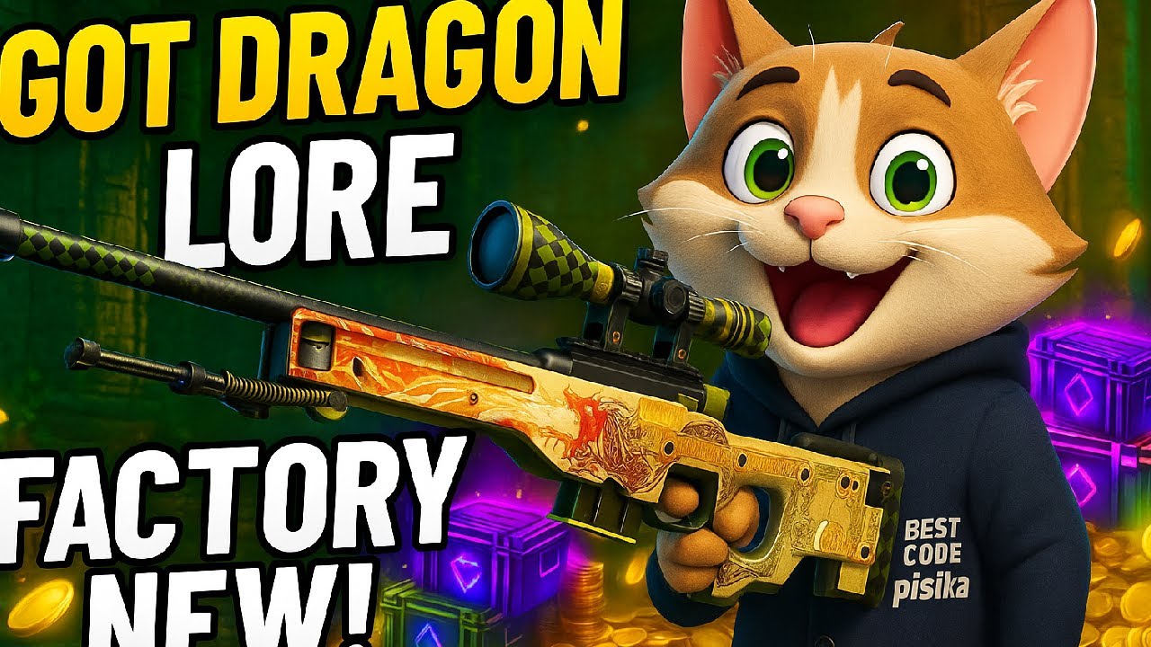 DRAGON LORE FACTORY NEW ?  CSGOCASES FREE 1$ CODE