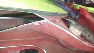 Custom wiper setup on 4th Gen f body for carb style intake at Tick