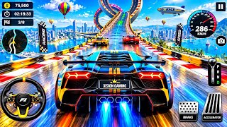GT Car Sky Race 🔥 Impossible Mega Ramp Challenge - Android Gameplay. screenshot 4