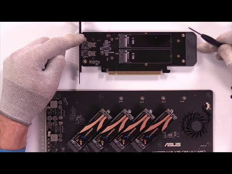 Mac Pcie Card Slot Ultra M2 ASUS Hyper X16 PCIe X4 Quad Card