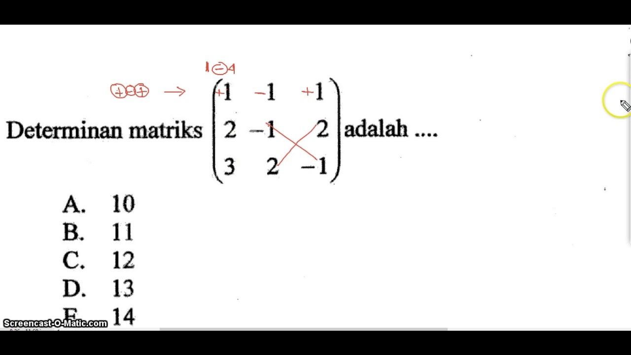 Matriks Berordo 3x3