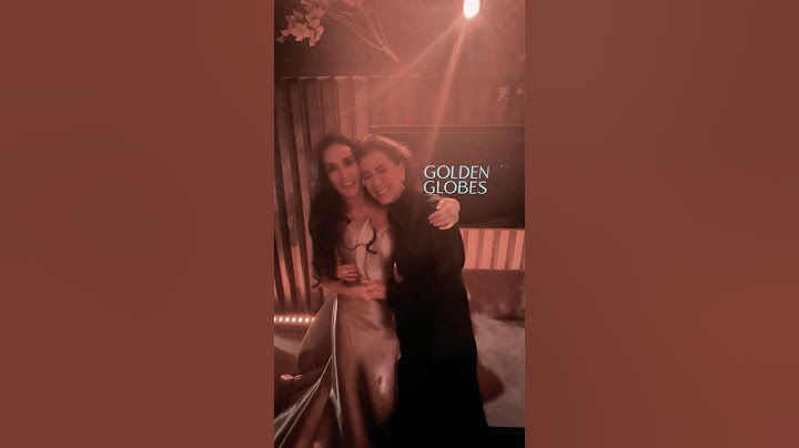 Demi Moore & Fernanda Torres at the 82nd Golden Globe Awards.  #demimoore #fernandatorres