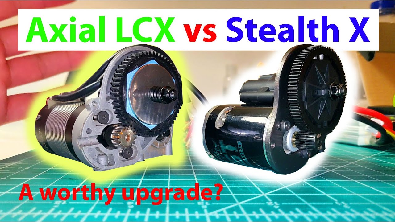 Element Stealth X vs Axial LCX transmission comparison and build