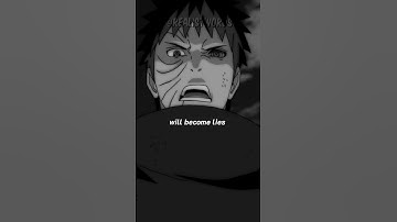 Come Join Us Naruto l Obito Words