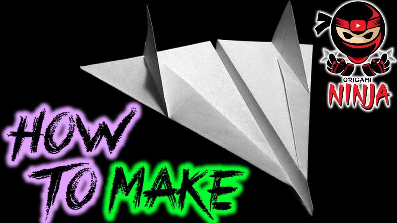 How To Fold: Paper Airplane #3