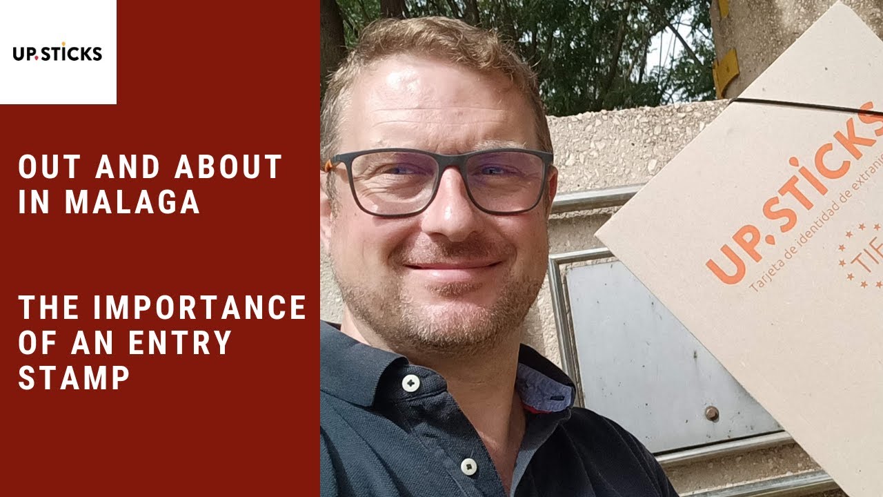 Out and about in Malaga, the importance of an entry stamp YouTube