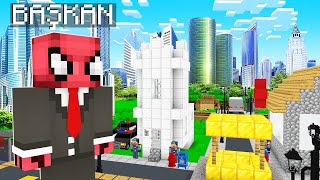 BAŞKAN FERİTED KÖYÜ GELİŞTİRDİ 🏙️ - Minecraft screenshot 2