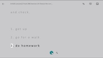 Unit(9) Lesson(2)Track(101)Ex. 3A