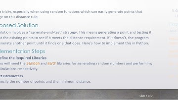 How to Generate 50 Random Coordinates with Minimum Distance in Python