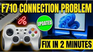 Gamepad F710 - Logitech bağlantı sorunu hatası, çözümü &amp; Logitech connection error FIXED!