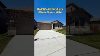 Backyard Oasis in Cibolo Texas Near JBSA/Randolph Air Force Base | #shorts #youtubeshorts #fyp