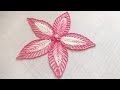 Fancy Flower Embroidery (Hand Embroidery Work)