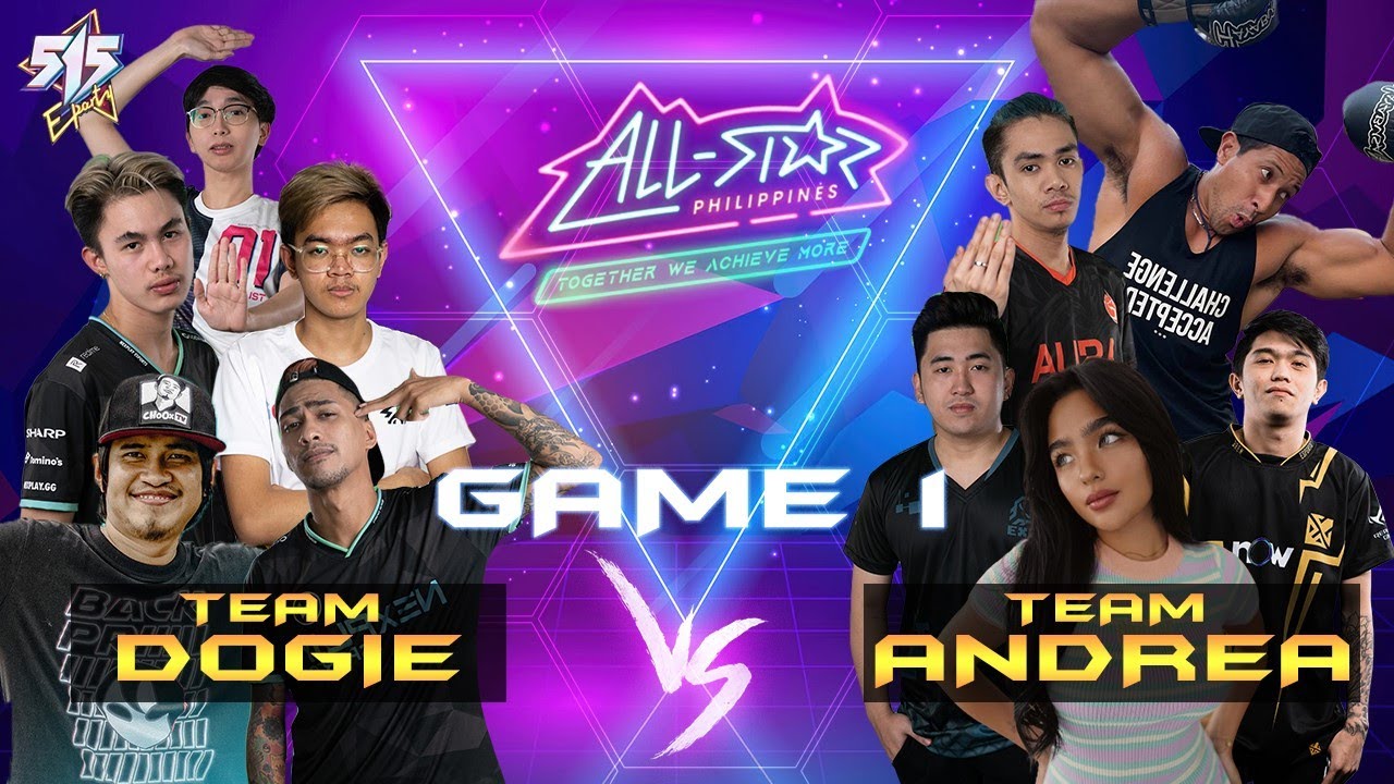 Team Dogie vs Team Andrea 5v5 All Star Philippines