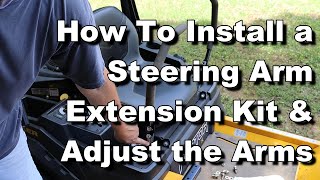 Hustler Steering Arm Extension & Adjustment   Zero Turn