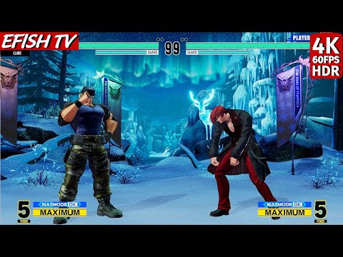 Clark Still vs Iori Yagami (Hardest AI) - KOF XV