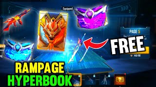 New Rampage HyperBook Thompson Skin 🤑 | New Colour Changer Gloo + Katana + Emote 😲