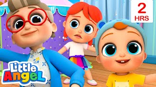 We Love Grandma and Grandpa | Little Angel | Nursery Rhymes for Babies