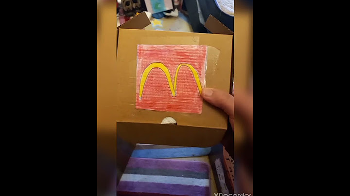Pranking my Mom with a fake McDonald's Burger