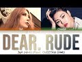 Jea   dear rude feat cheetah  color coded lyrics engromhan