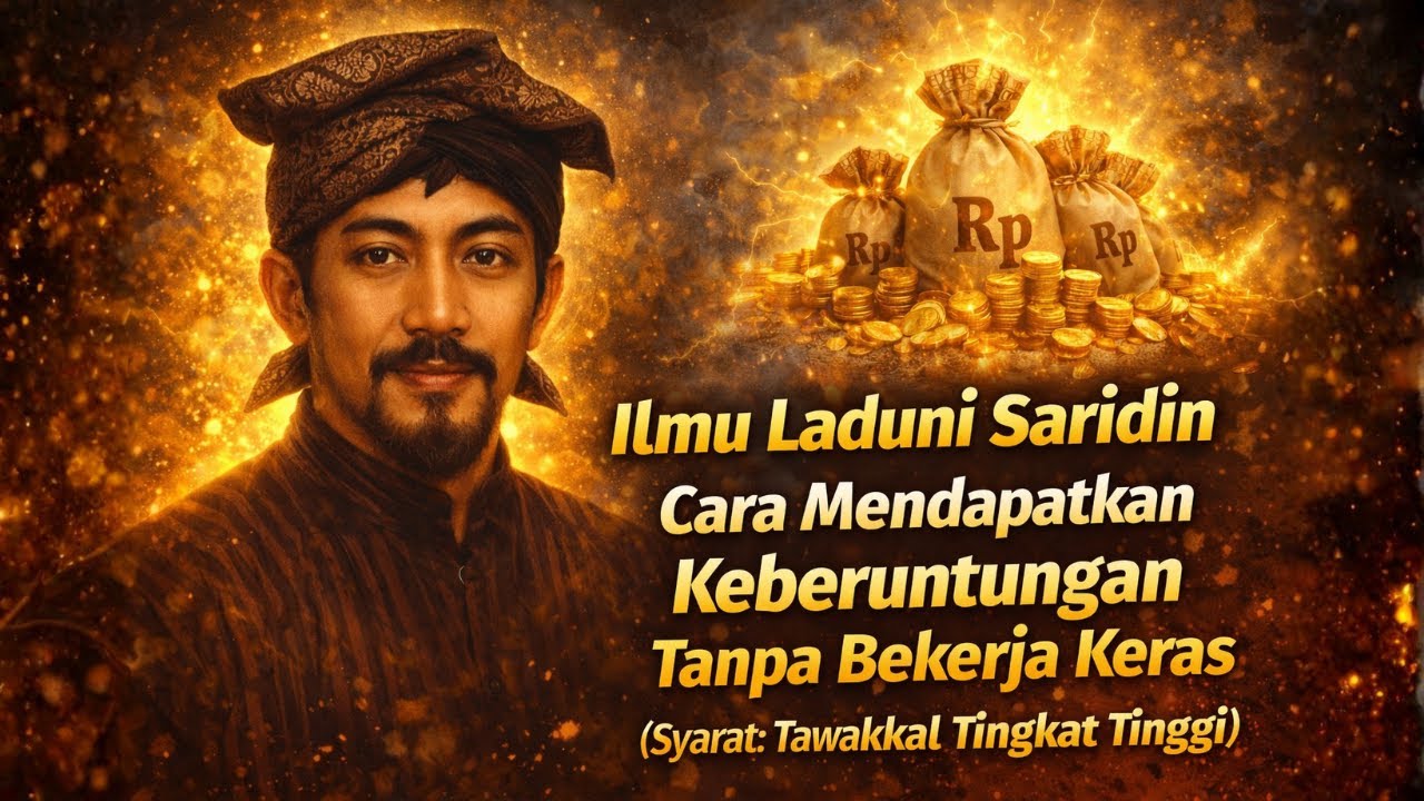 ILMU LADUNI SARIDIN Mendapatkan Keberuntungan Tanpa Bekerja Keras (Syarat: Tawakkal Tingkat Tinggi)