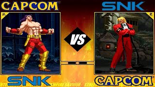 Ultimate Capcom vs. SNK - Krauser vs Rugal