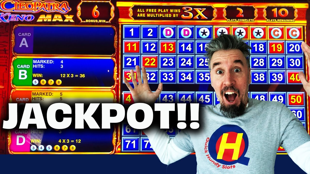 JACKPOT! Cleopatra KENO Max Delivers at Palazzo Las Vegas! #Firsties