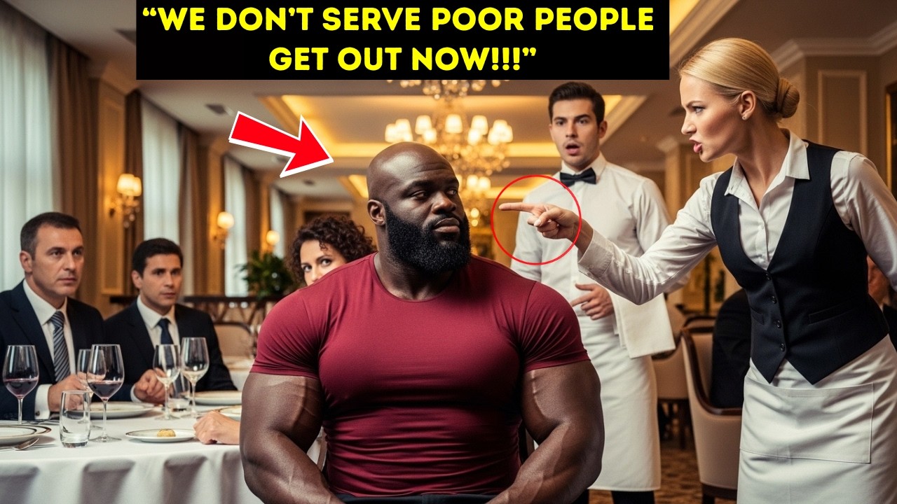 “Waiter Who Insulted Big Shaq, Not Knowing He Owned the Restaurant!”