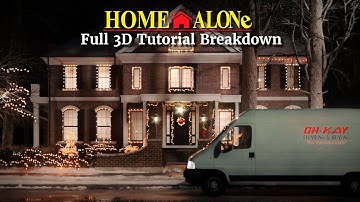 I Recreated the Home Alone House in 3D - Full Tutorial and Advanced Animation