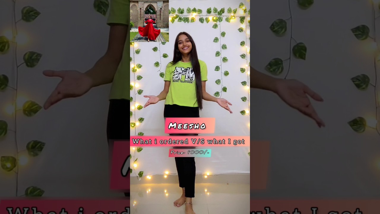 What I ordered V/S what I got from @meesho 