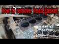 How to remove   engine  head  gasket ..  Bobcat
