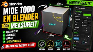 The BEST Way to Measure in Blender Like a PRO! 📐 | Complete MeasureIt Step-by-Step 📏