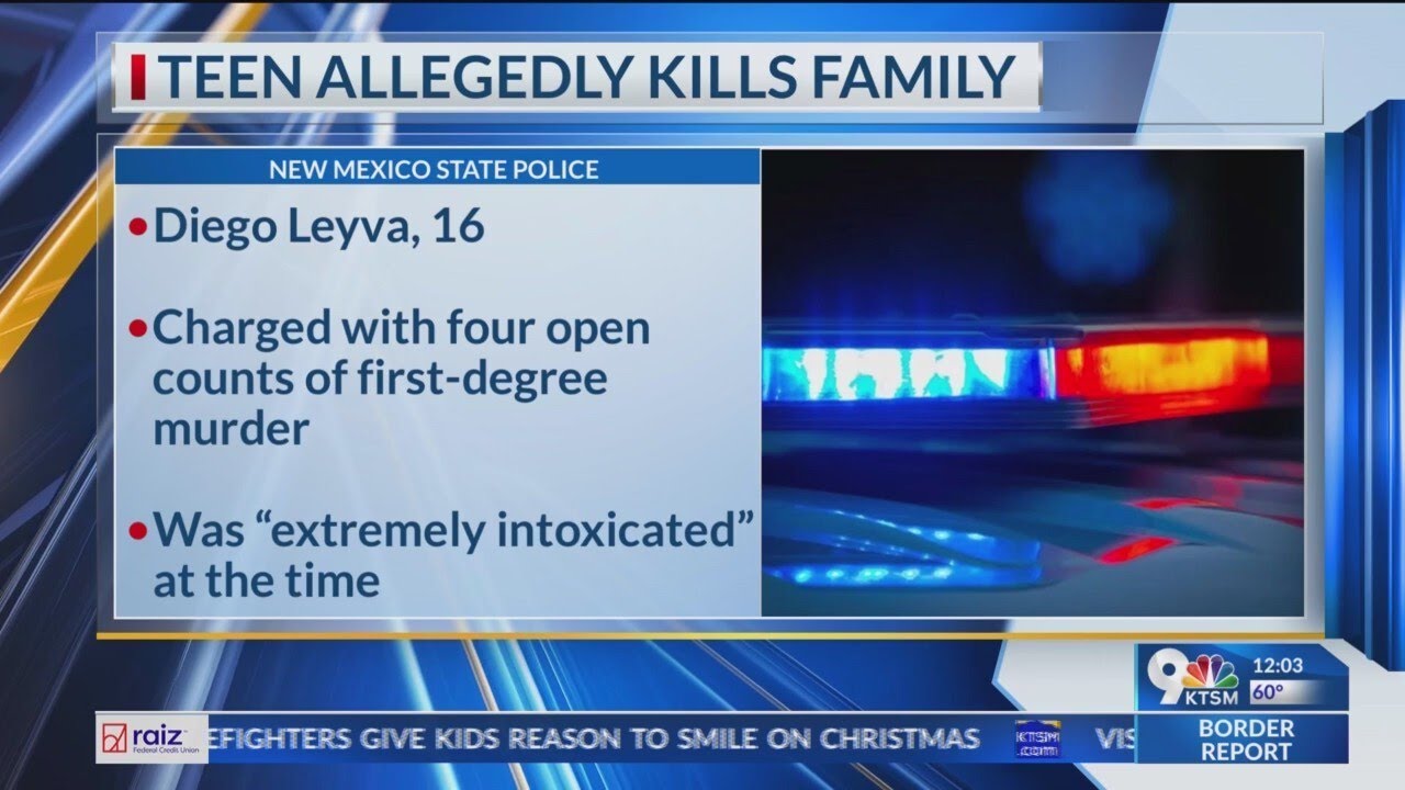 NM teen facing murder charges after allegedly killing family - YouTube