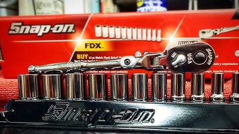 SNAP-ON TOOL HAUL FDX 12pc socket set 1/4inch