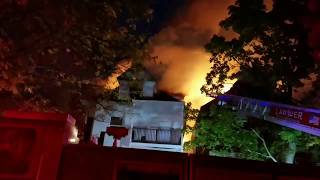 East Orange FD 2nd Alarm House Fire ( Hollywood Ave) 10-31-17